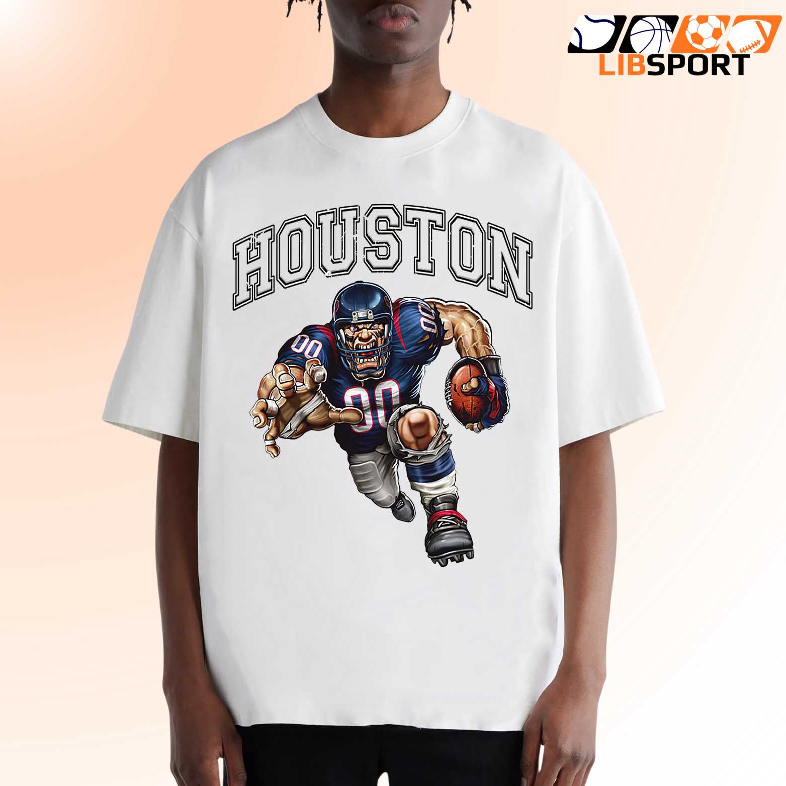 Houston Texans Football Beast T Shirt, Unisex Nfl Graphic Tee, Game Day Streetwear
